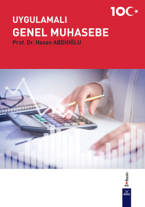 Uygulamalı Genel Muhasebe