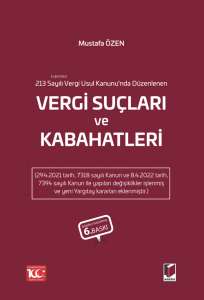 Vergi Suçları ve Kabahatleri