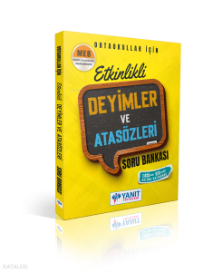 Yanıt Yayınları LGS Atasözleri ve Deyimler Soru Bankası