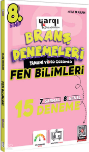 Yargı Ders Arkadaşım 8.sınıf Tamamı Video çözümlü Fen Bilimleri 15 Branş denemeleri
