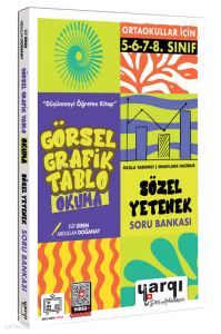 Yargı Ders Arkadaşım Ortaokullar İçin Görsel Grafik Tablo Okuma Sözel Yetenek Soru Bankası
