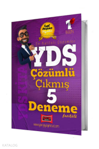 Yargı Yayınları 2025 YDS Çözümlü Çıkmış 5 Deneme Fasikülü