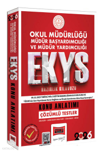 Yargı Yayınları 2026 EKYS Okul Müdürlüğü Müdür Başyardımcılığı ve Müdür Yardımcılığı Konu Anlatımı