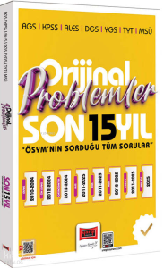 Yargı Yayınları 2026 KPSS AGS ALES DGS YGS TYT MSÜ Orijinal Problemler Son 15 Yıl Çıkmış Sorular