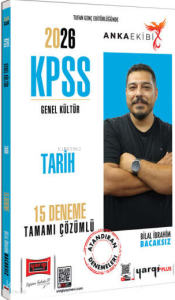 Yargı Yayınları 2026 KPSS Genel Kültür Anka Ekibi Tarih Tamamı Çözümlü 15 Deneme