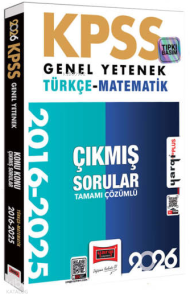 Yargı Yayınları 2026 KPSS Genel Yetenek Türkçe-Matematik 2016-2026 Konu Konu Tamamı Çözümlü Çıkmış Sorular