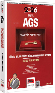 Yargı Yayınları 2026 MEB-AGS Anahtarı Eğitim Bilimleri ve Türk Milli Eğitim Sistemi Konu Anlatımı Modül 2