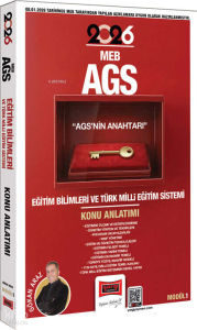 Yargı Yayınları 2026 MEB-AGS Anahtarı Eğitim Bilimleri ve Türk Milli Eğitim Sistemi Konu Anlatımı Modül 1