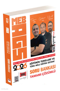 Yargı Yayınları 2026 MEB-AGS Eğitimin Temelleri ve Türk Milli Eğitim Sistemi Soru Bankası