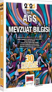 Yargı Yayınları 2026 MEB-AGS Mevzuat Bilgisi Tamamı Çözümlü 30 Deneme