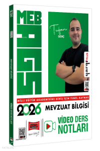 Yargı Yayınları 2026 MEB-AGS Mevzuat Bilgisi Video Ders Notları