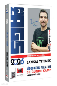 Yargı Yayınları 2026 Meb-Ags Öğretmen Adayları İçin Sayısal Yetenek 30 Günde Kamp Kitabı