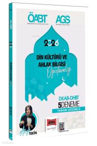 Yargı Yayınları 2026 ÖABT MEB-AGS DKAB-DHBT Din Kültürü ve Ahlak Bilgisi Öğretmenliği Tamamı Çözümlü 5 Deneme