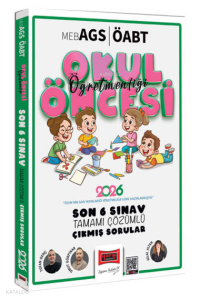 Yargı Yayınları 2026 ÖABT MEB-AGS Okul Öncesi Öğretmenliği ;Son 6 Sınav Çıkmış Sorular