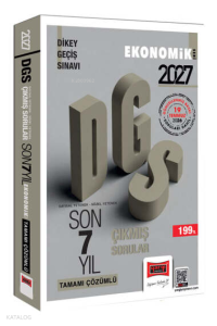 Yargı Yayınları 2027 DGS Sayısal-Sözel Yetenek Tamamı Çözümlü Son 7 Yıl Çıkmış Sorular Ekonomik Seri