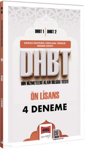 Yargı Yayınları DHBT 1 - DHBT 2 Ön Lisans 4 Deneme Sınavı