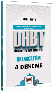 Yargı Yayınları DHBT 1 - DHBT 2 Ortaöğretim 4 Deneme Sınavı