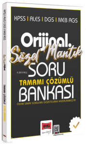 Yargı Yayınları KPSS ALES DGS MEB-AGS Orijinal Sözel Mantık Tamamı Çözümlü Soru Bankası