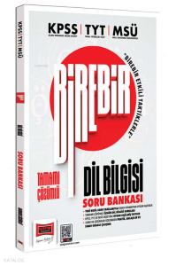 Yargı Yayınları KPSS TYT MSÜ Birebir Tamamı Çözümlü Dil Bilgisi Soru Bankası