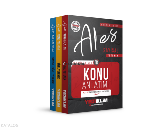 Yediiklim 2026 Master Serisi ALES Sayısal Sözel Yetenek Modüler Set+5 Deneme 3 Kitap