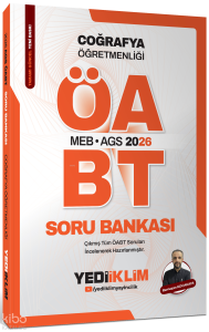 Yediiklim 2026 MEB AGS ÖABT Coğrafya Öğretmenliği Tamamı Çözümlü Soru Bankası
