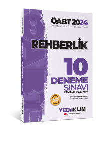 Yediiklim Yayınları ÖABT  Türkçe Öğretmenliği Tamamı Çözümlü 10 Deneme Sınavı