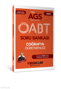 Yediiklim Yayınları 2025 MEB AGS ÖABT Coğrafya Öğretmenliği Soru Bankası