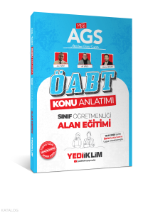 Yediiklim Yayınları 2025 MEB AGS ÖABT Sınıf Öğretmenliği Alan Eğitimi Konu Anlatımı