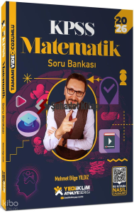 Yediiklim Yayınları 2026 KPSS Atölye Serisi Genel Yetenek Matematik Tamamı Video Çözümlü Soru Bankası