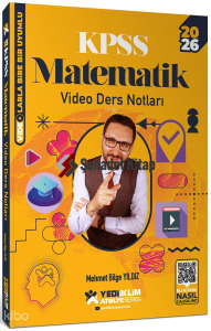 Yediiklim Yayınları 2026 KPSS Atölye Serisi Genel Yetenek Matematik Video Ders Notları