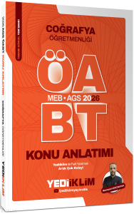Yediiklim Yayınları 2026 MEB AGS ÖABT Coğrafya Öğretmenliği Konu Anlatımı