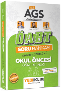 Yediiklim Yayınları 2026 MEB AGS ÖABT Okul Öncesi Öğretmenliği Tamamı Çözümlü Soru Bankası