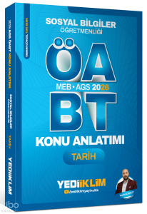 Yediiklim Yayınları 2026 MEB AGS ÖABT Sosyal Bilgiler Öğretmenliği Tarih Konu Anlatımı