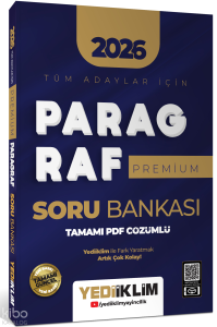 Yediiklim Yayınları 2026 Tüm Adaylar İçin Paragraf Premium Tamamı PDF Çözümlü