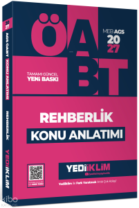 Yediiklim Yayınları 2027 MEB AGS ÖABT Rehberlik Konu Anlatımı
