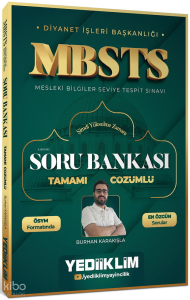 Yediiklim Yayınları Diyanet İşleri Başkanlığı MBSTS Tamamı Çözümlü Soru Bankası