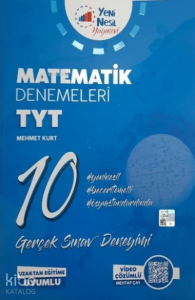 Yeni Nesil Yayınları TYT Matematik 10 Deneme