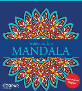 Yetişkinler İçin Mandala - Lacivert