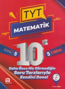 Akca Yayınları TYT 10'lu Matematik Denemesi