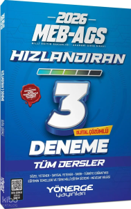 Yönerge Yayınları 2026 MEB-AGS Tüm Dersler Hızlandıran 3 Deneme Çözümlü