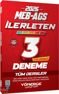 Yönerge Yayınları  2026 MEB-AGS Tüm Dersler İlerleten 3 Deneme Çözümlü