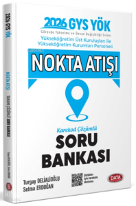 Data Yayınları Yükseköğretim Kurumu (YÖK) GYS Nokta Atışı Soru Bankası - Karekod Çözümlü