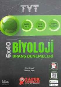 Zafer Yayınları Tyt Biyoloji Branş Denemesi