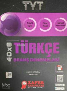 Zafer Yayınları Tyt Türkçe Branş Denemesi