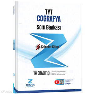 Zeduva Yayınları Coğrafyanın Kodları TYT Coğrafya 1 Kitap 3 Kamp Soru Bankası