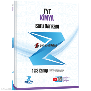 Zeduva Yayınları Meschemy Kimya TYT Kimya 1 Kitap 3 Kamp Soru Bankası