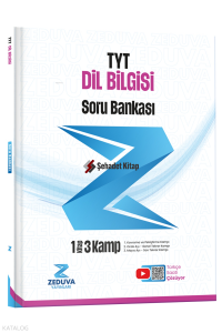 Zeduva Yayınları Türkçe Saati TYT Dil Bilgisi 1 Kitap 3 Kamp Soru Bankası