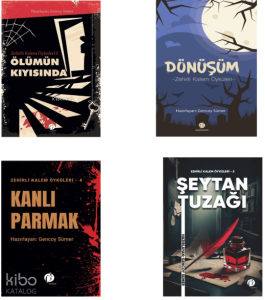 Zehirli Kalem Polisiye Gerilim Öyküler Seçkisi (4 Kitap Takım)