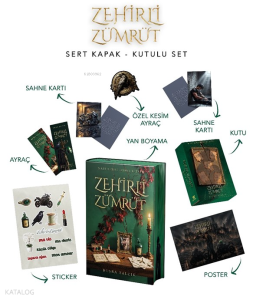 Zehirli Zümrüt (Ciltli - Yan Boyamalı - Kutulu Set);Mait Serisi İkinci Kitap