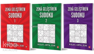 Zeka Geliştiren Sudoku Seti (3 Kitap Takım)